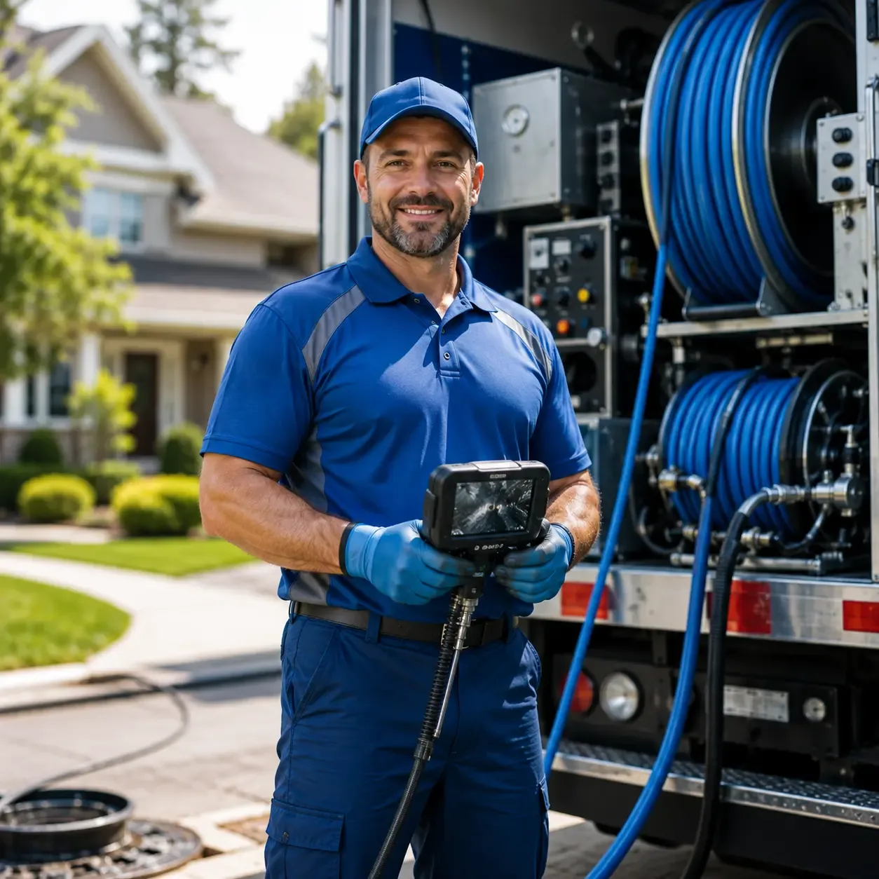 Local outdoor drain cleaning specialists in Howard City, MI